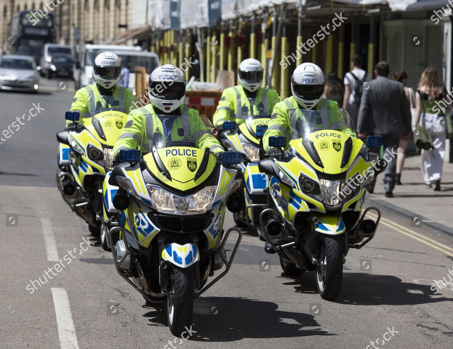 Thames Valley Police Motor Cyclists Ride Editorial Stock Photo - Stock ...