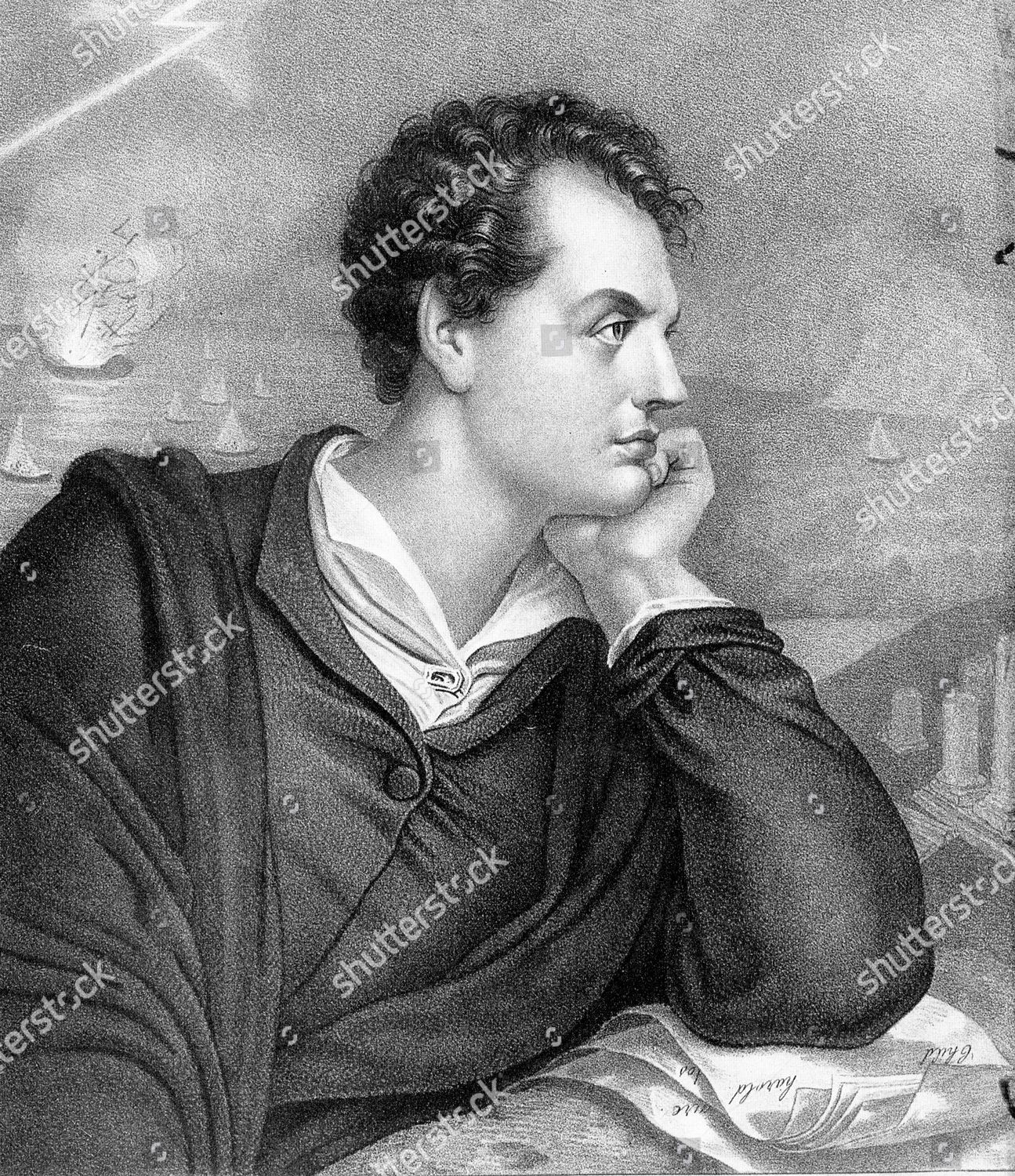 etching-profile-english-romantic-poet-satirist-editorial-stock-photo