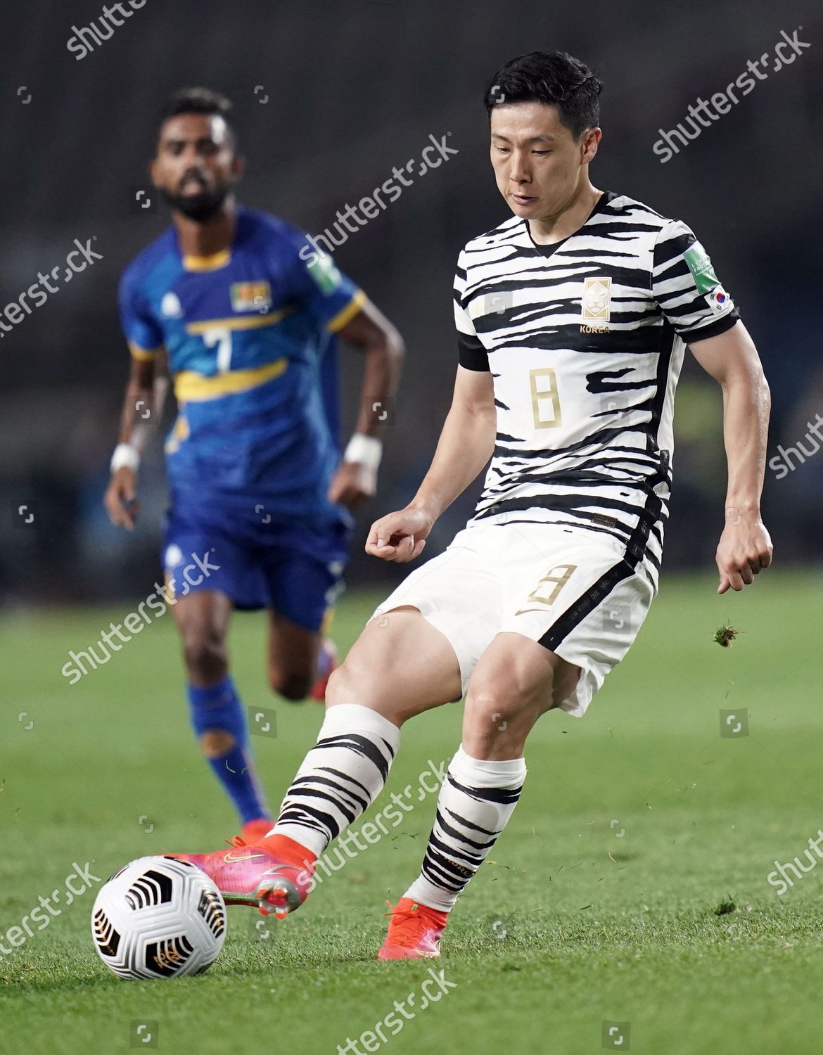 Nam Taehee South Korea Passes Ball Editorial Stock Photo - Stock Image ...