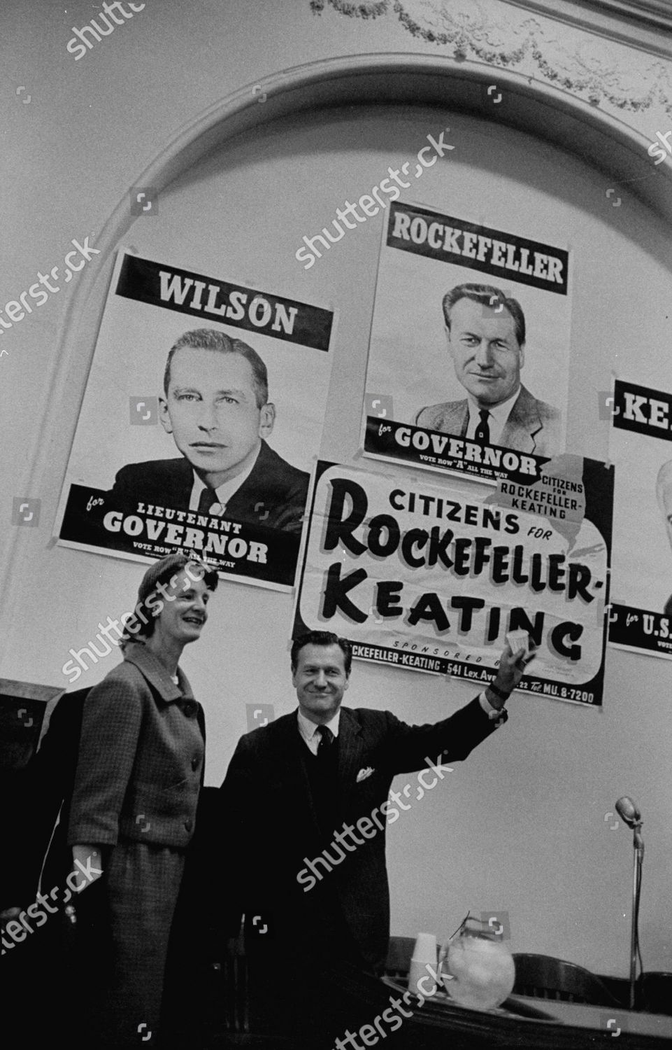 Nelson Rockefeller 1908 1979 His First Editorial Stock Photo - Stock ...