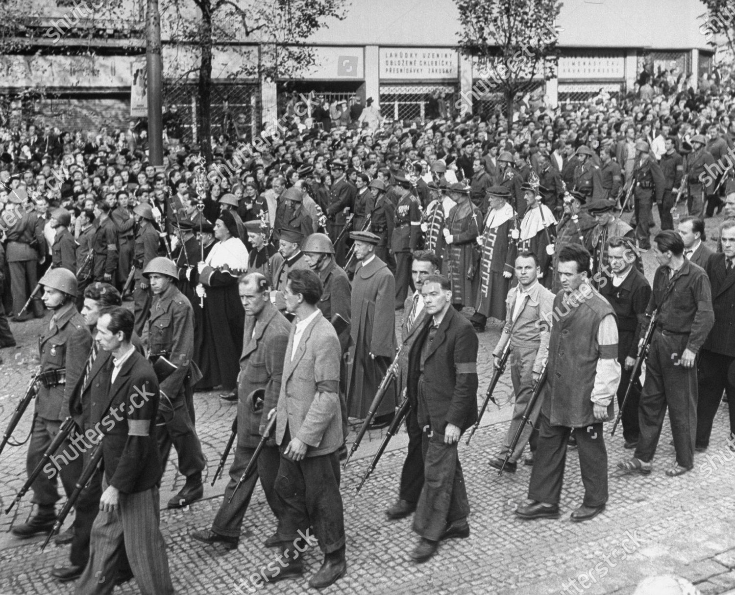 Funeral Procession Dr Edouard Benes Passing Editorial Stock Photo ...