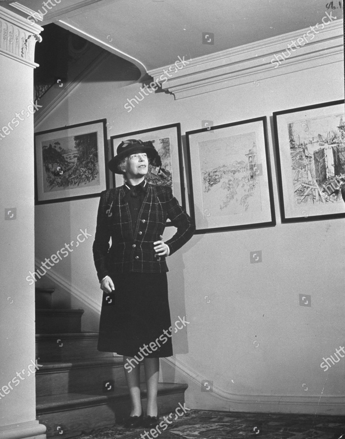 Alice Roosevelt Longworth Wearing Suit Hat Editorial Stock Photo ...