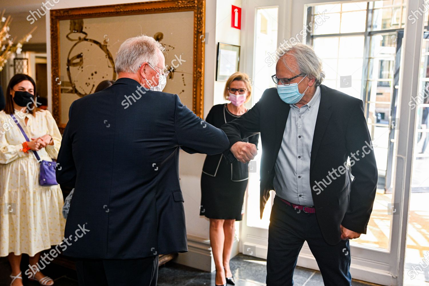 Nick Rodwell During Inauguration First Tintin Editorial Stock Photo