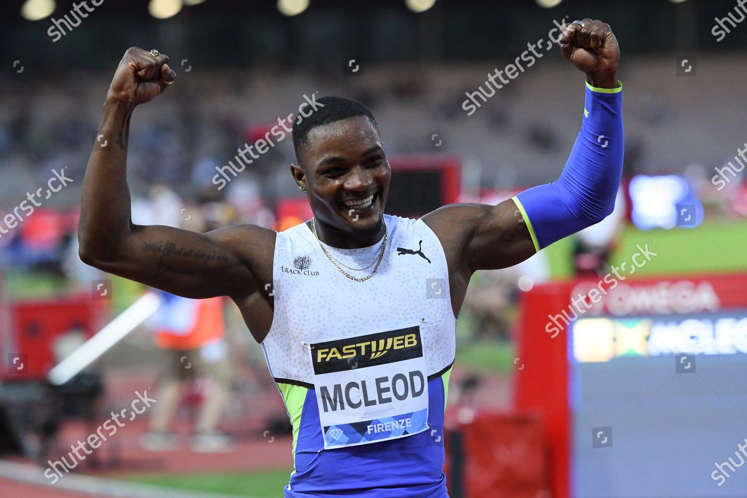 Mcleod Omar Jamaica 110m Hurdles Men Editorial Stock Photo Stock