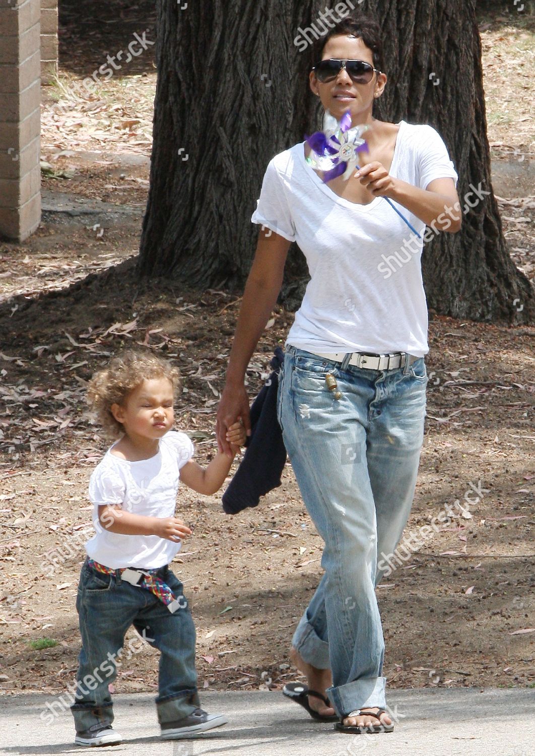 Halle Berry Nahla Ariela Aubry Editorial Stock Photo Stock Image