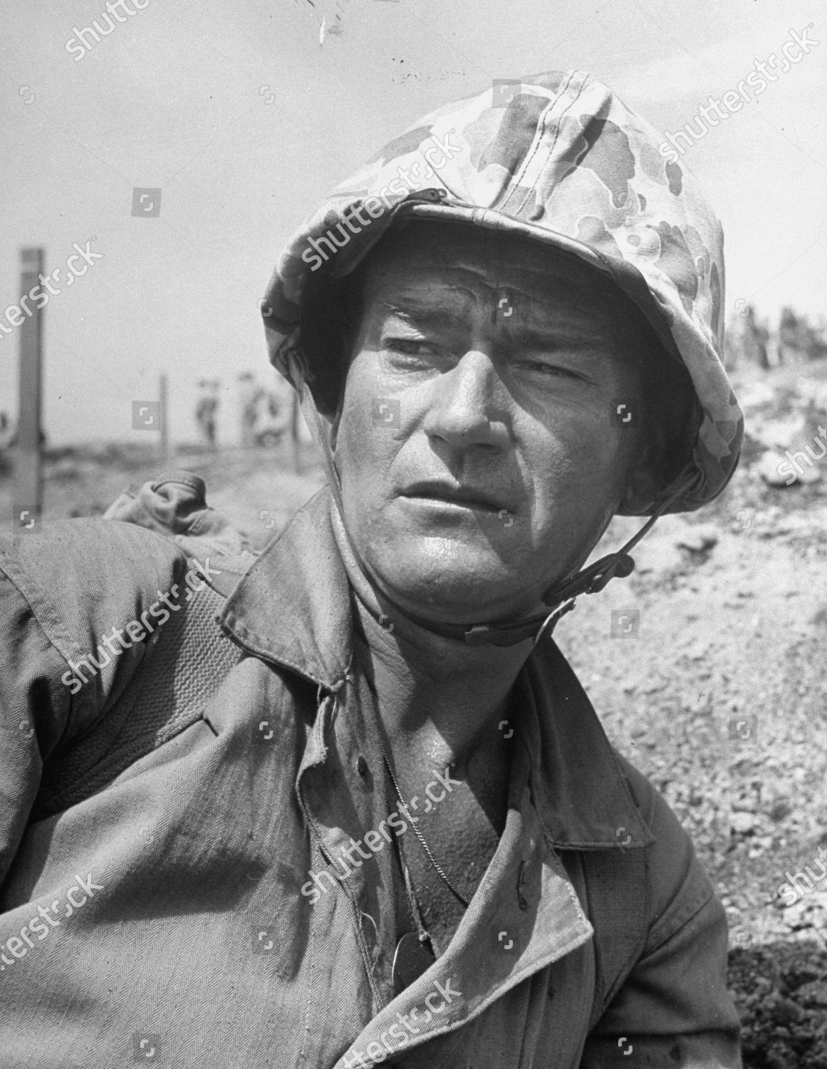 Actor John Wayne Marine Sgt Platoon Foto De Stock De Contenido Editorial Imagen De Stock 0593