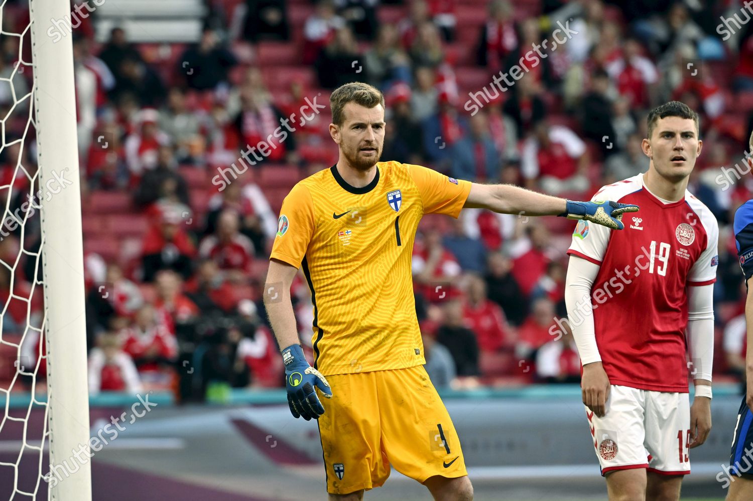 Goalkeeper Lukas Hradecky Finland Jonas Wind Editorial Stock Photo ...