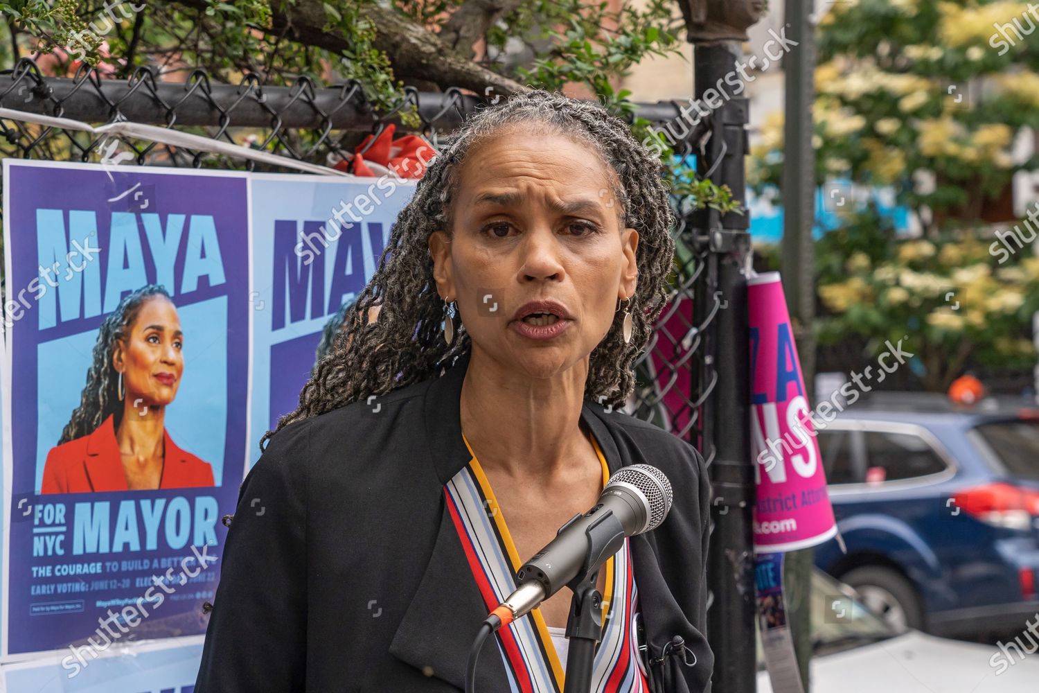 Nyc Mayoral Candidate Maya Wiley Speaks Editorial Stock Photo - Stock ...