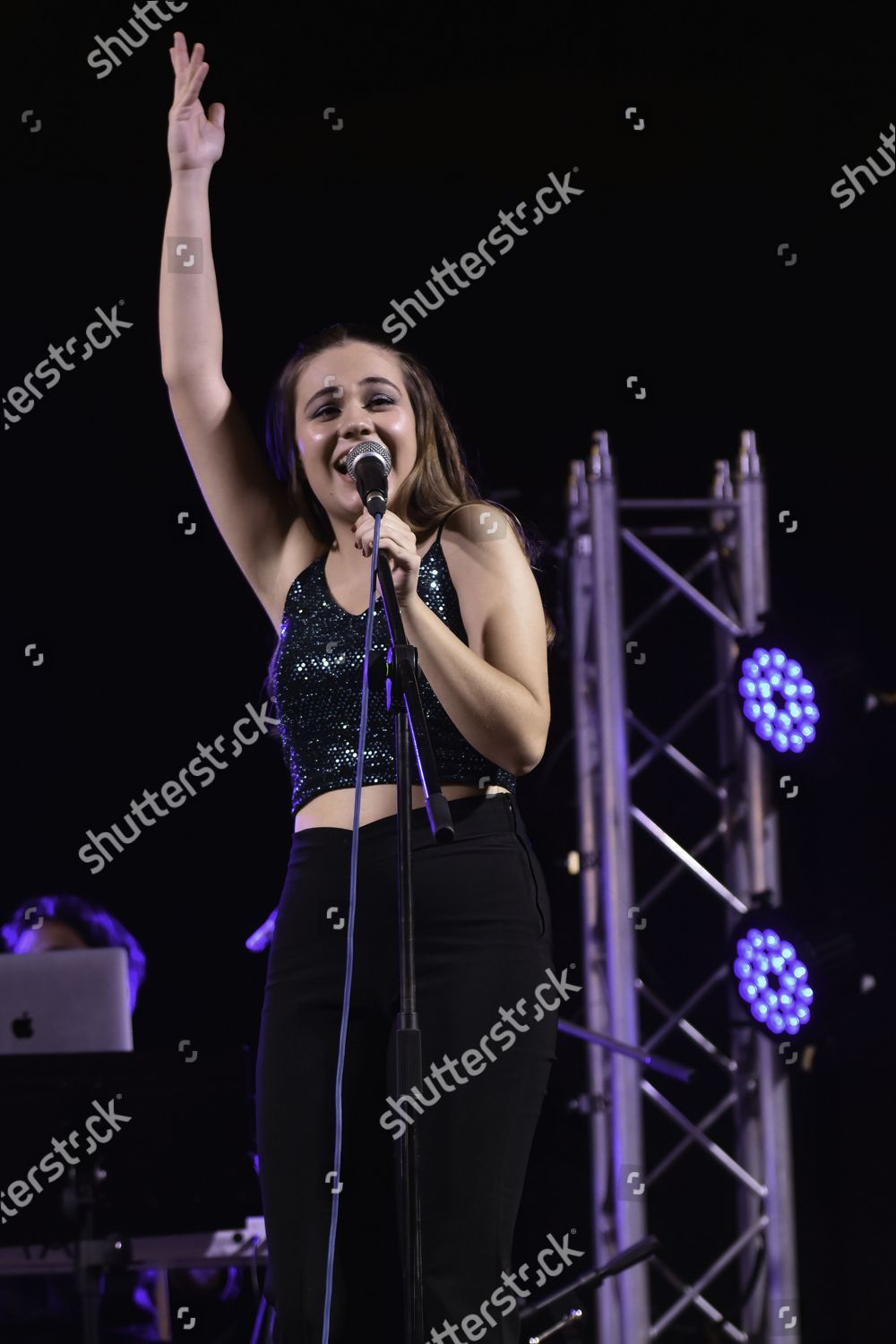 Singer Gisela Quiros Seen Performing Lhospitalet Editorial Stock Photo ...