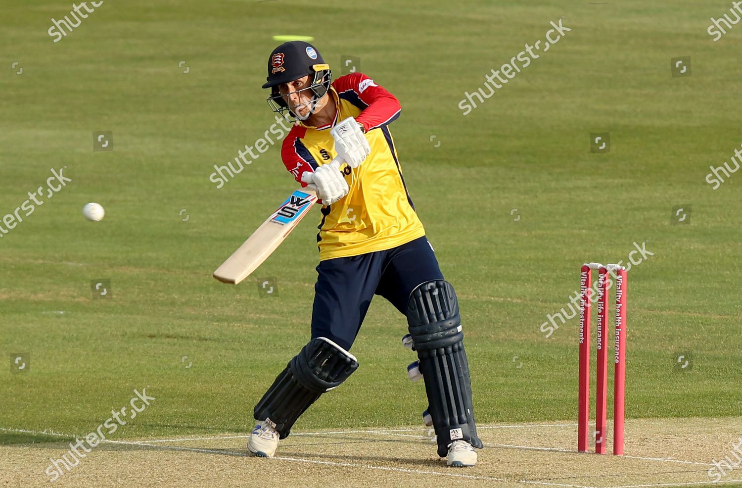 Will Buttleman Essex Batting Action During Editorial Stock Photo ...