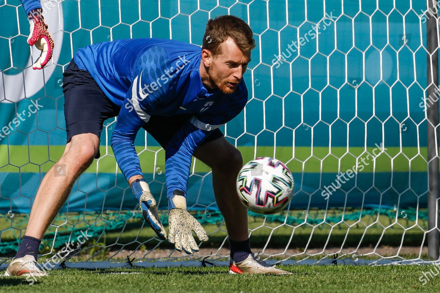 Lukas Hradecky Finland Action During Finland Editorial Stock Photo ...