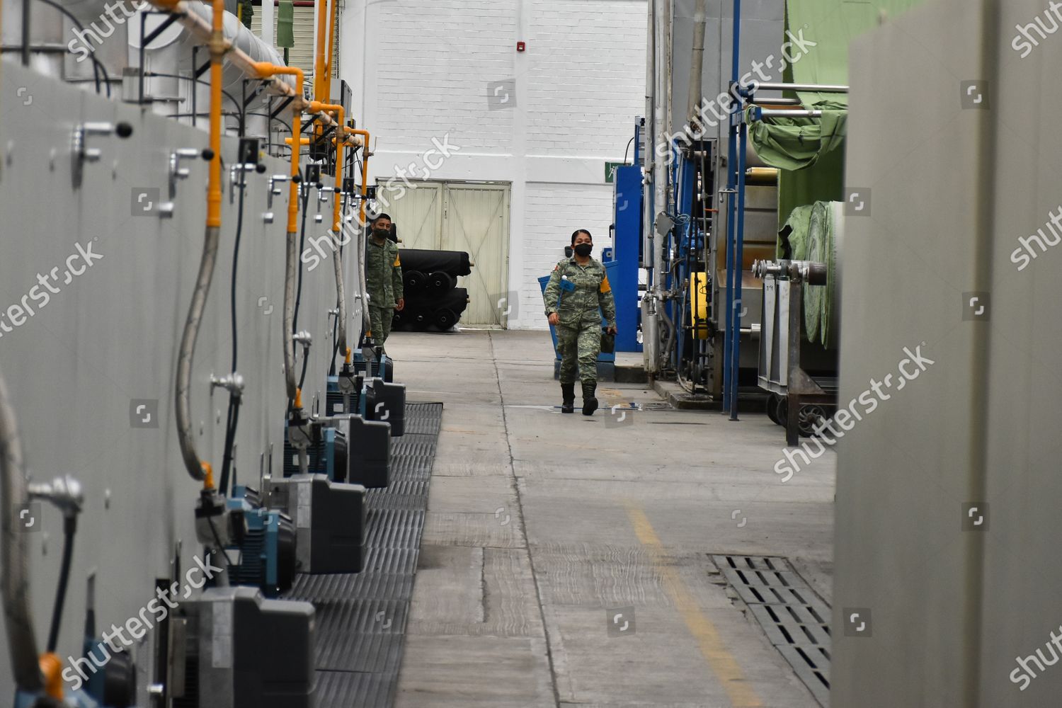 Military Manufactures Uniforms Members Mexican Army Editorial Stock