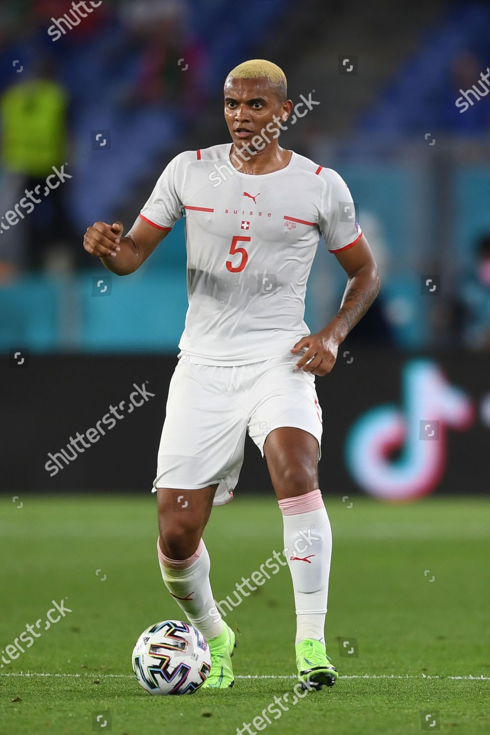 Manuel Akanji Switzerland During Uefa European Editorial Stock Photo ...