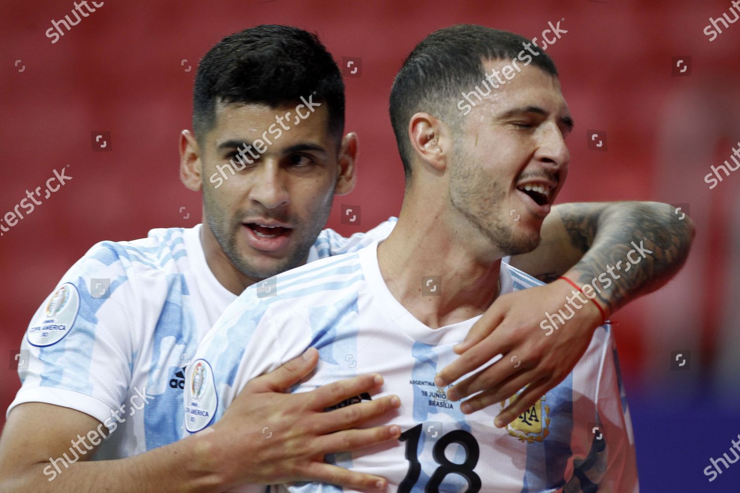 Guido Rodriguez Argentina Celebrates His Goal Editorial Stock Photo