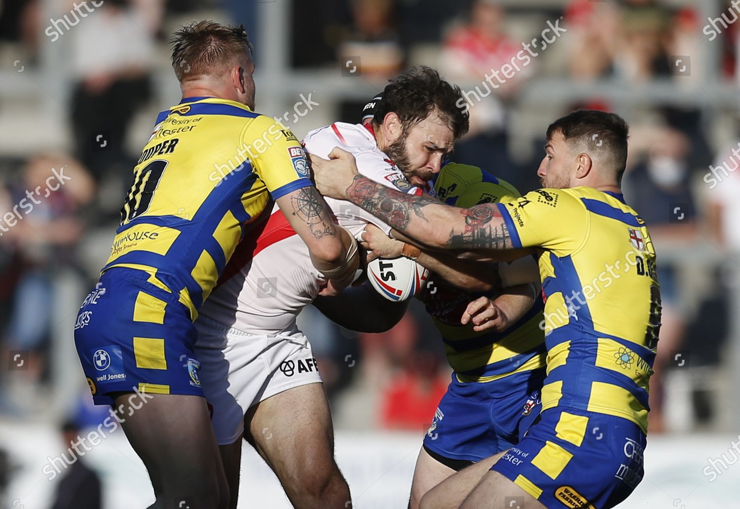 St Helens Alex Walmsley Action Editorial Stock Photo - Stock Image ...