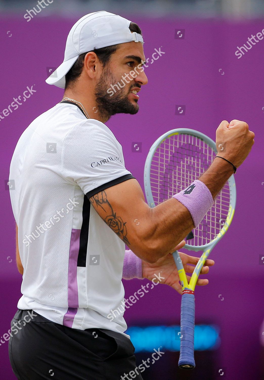 Matteo Berrettini Italy Celebrates Editorial Stock Photo - Stock Image