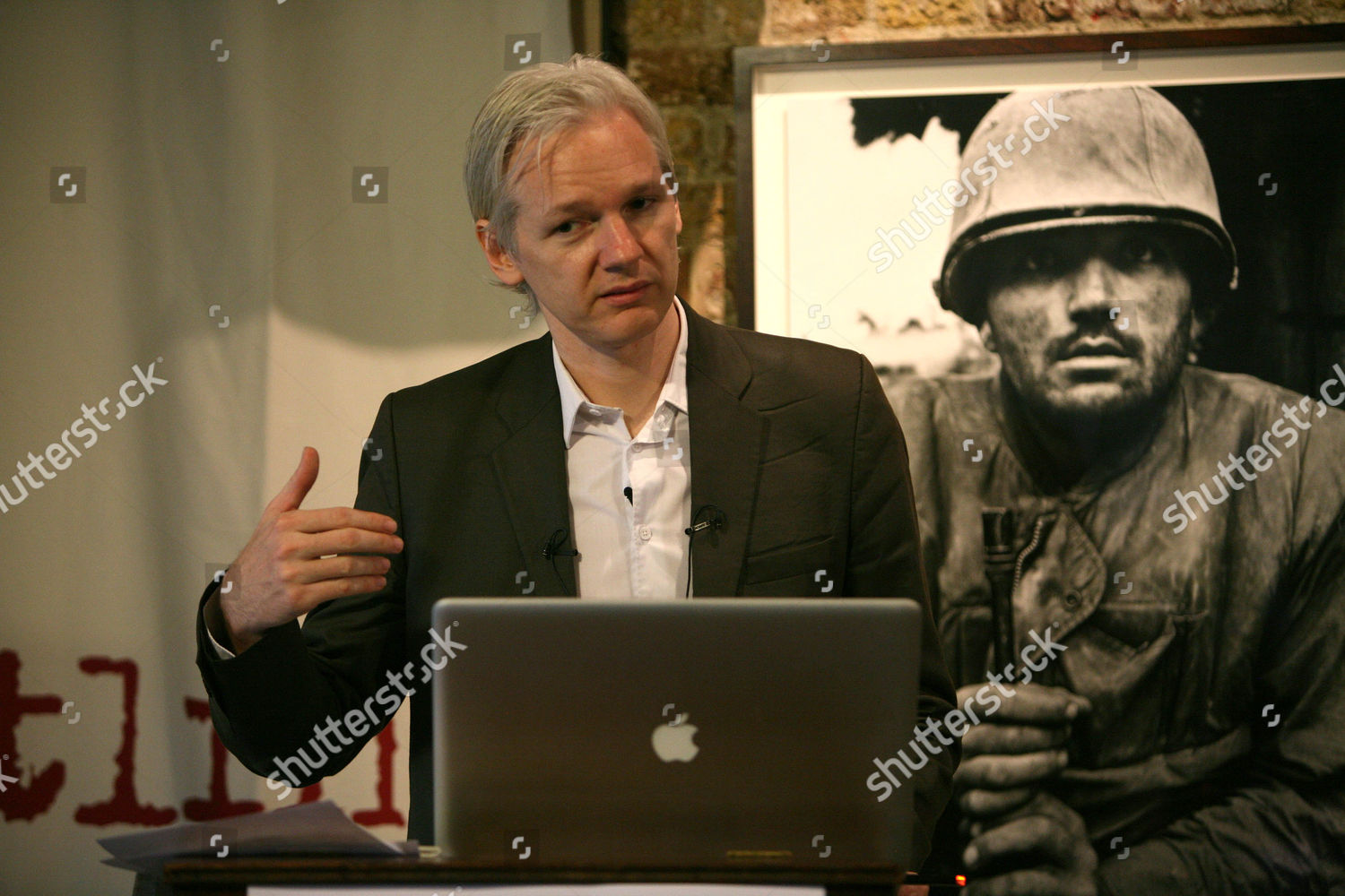 Julian Assange Founder Wikileaks Editorial Stock Photo Stock Image Shutterstock