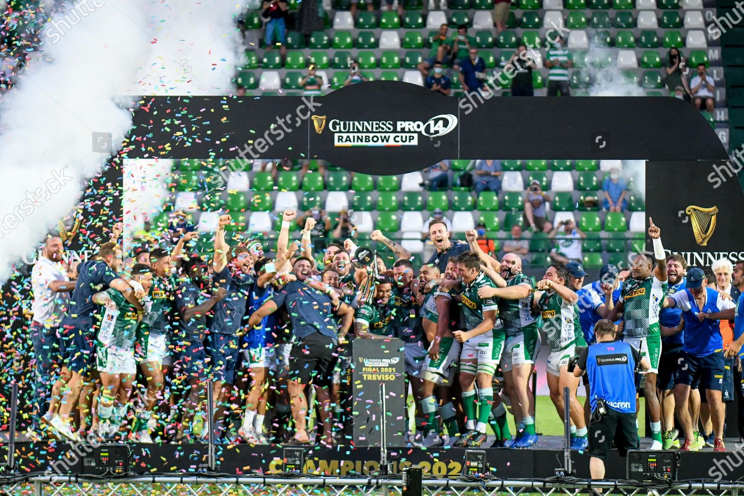 Happiness Benetton Players After Winning Cup On Editorial Stock Photo ...