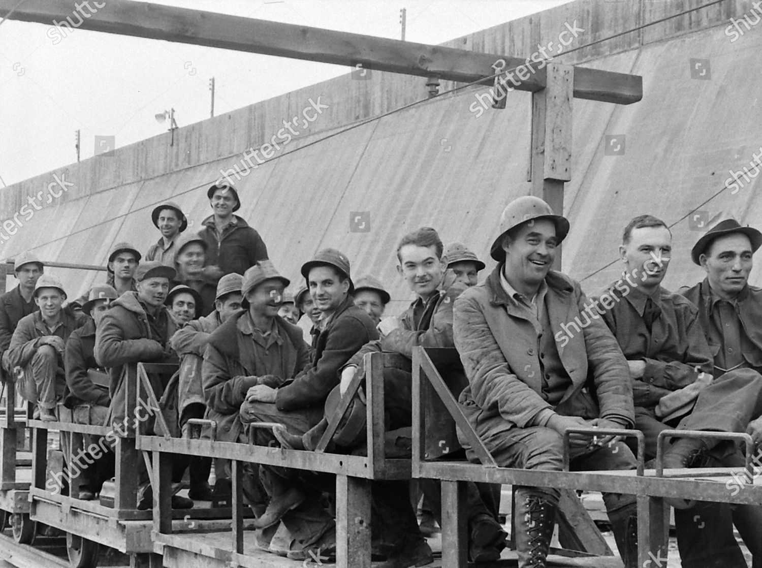Group Men En Route Work Workrelief Editorial Stock Photo Stock Image 