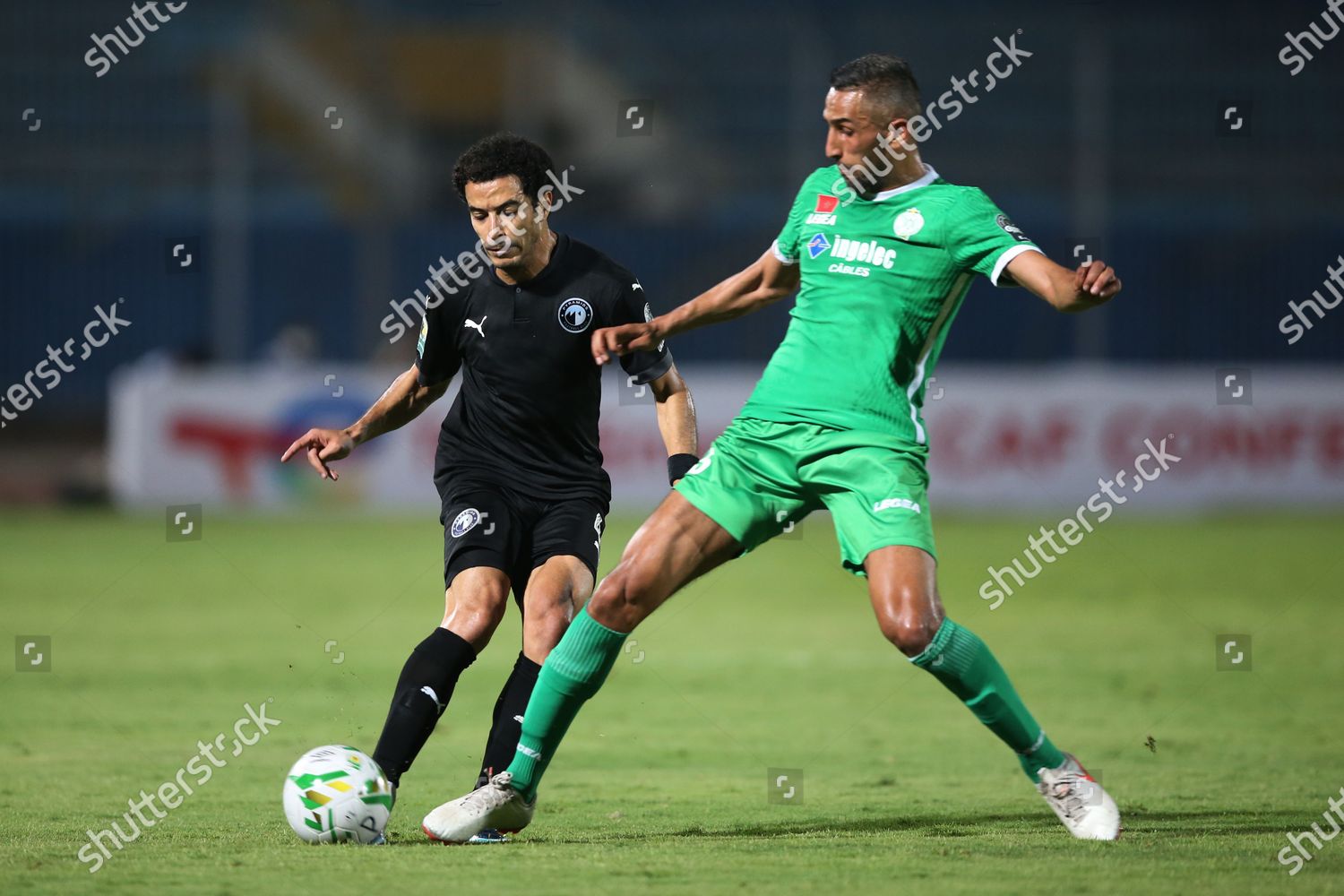Pyramids Fc Player Omar Gaber L Action Editorial Stock Photo Stock Image Shutterstock