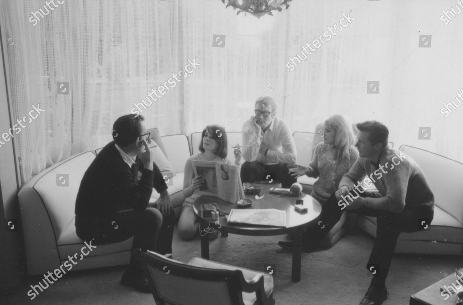 English Actor Michael Caine His Girlfriend Editorial Stock Photo