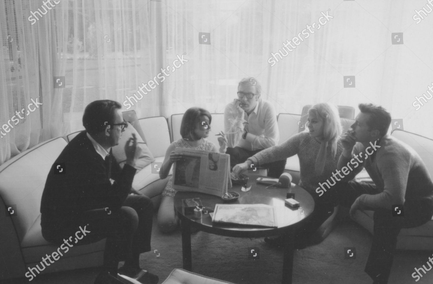 English Actor Michael Caine His Girlfriend Editorial Stock Photo