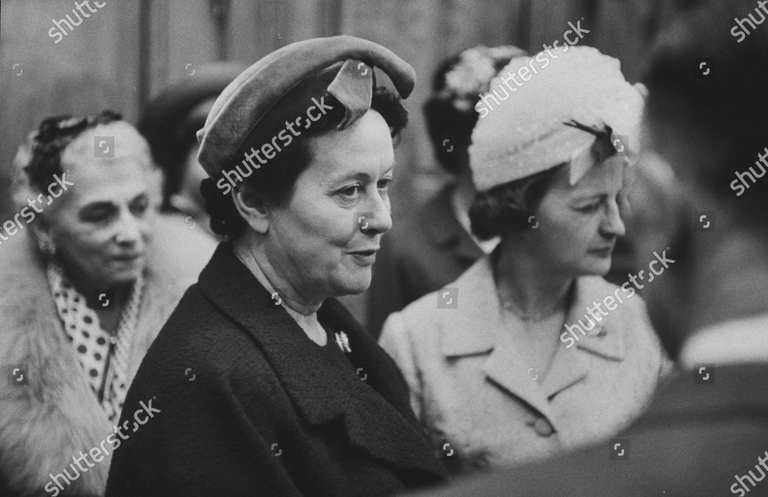 Madame De Gaulle During Visit Editorial Stock Photo - Stock Image ...