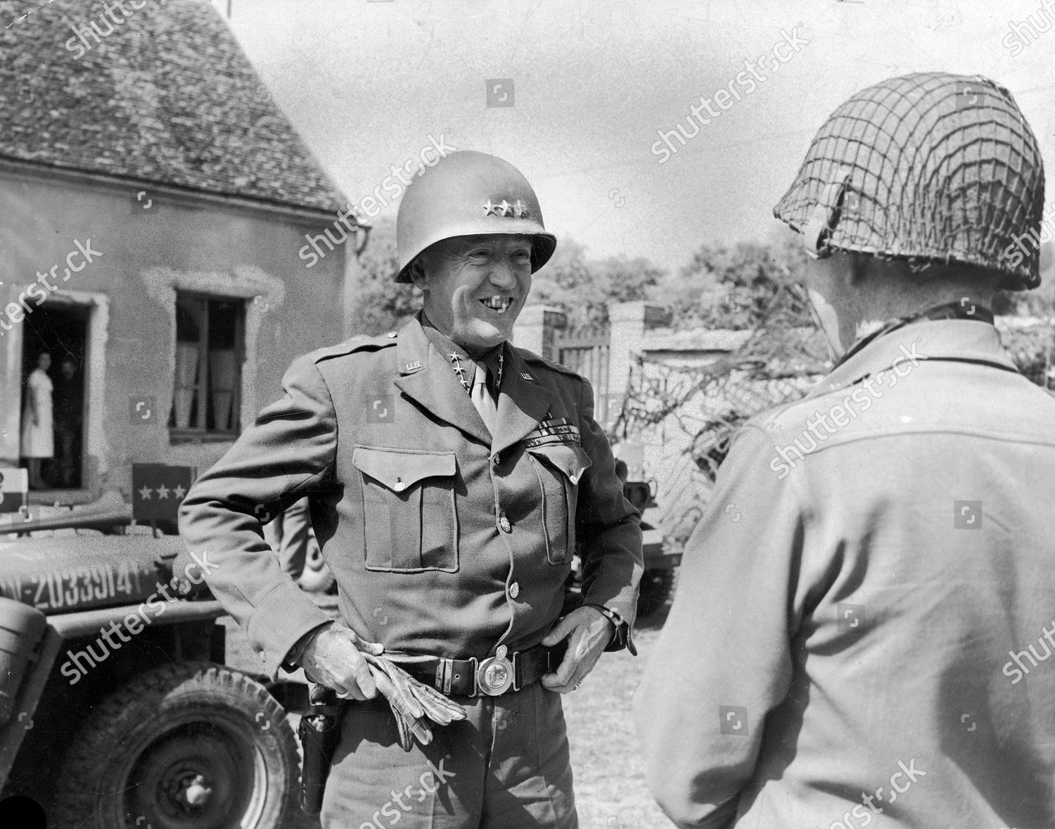 Lt Gen George S Patton Commanding Editorial Stock Photo - Stock Image ...