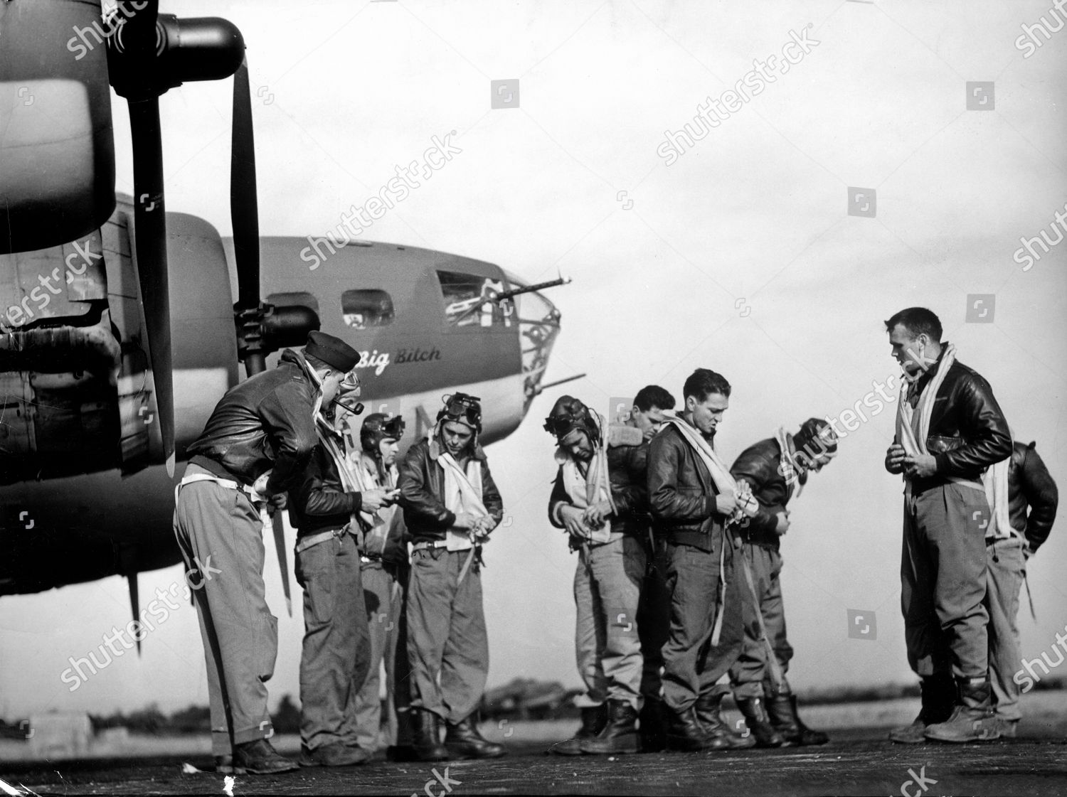 B17 Flying Fortress Crew 8th Bomber Editorial Stock Photo - Stock Image ...