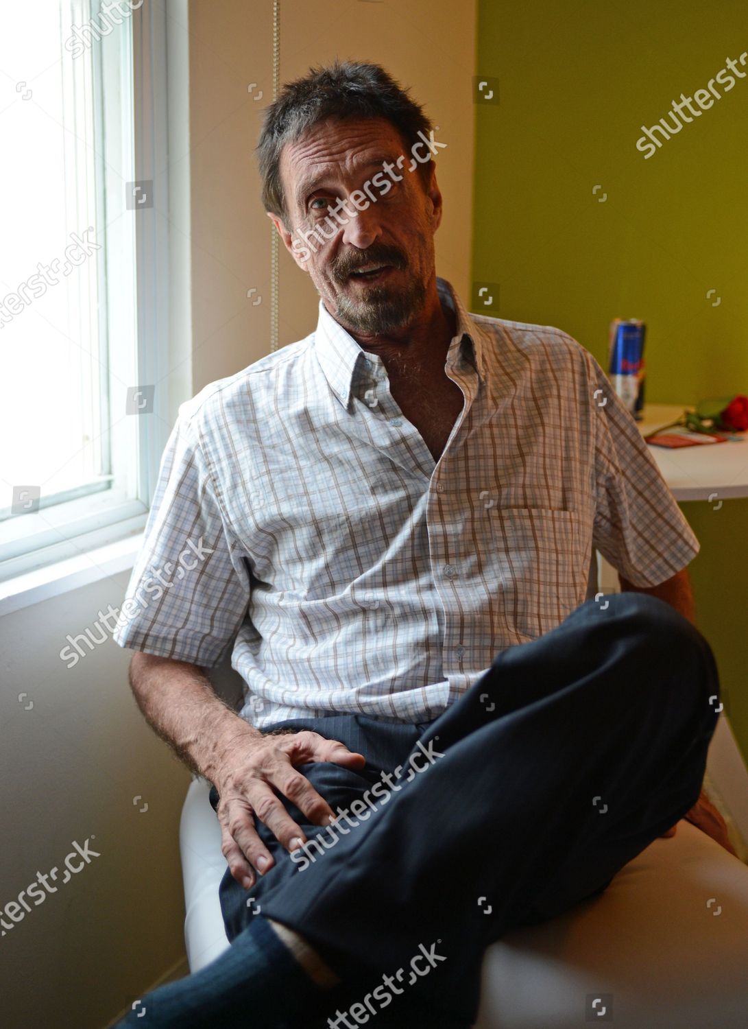 John Mcafee Poses Portrait His Hotel Editorial Stock Photo - Stock