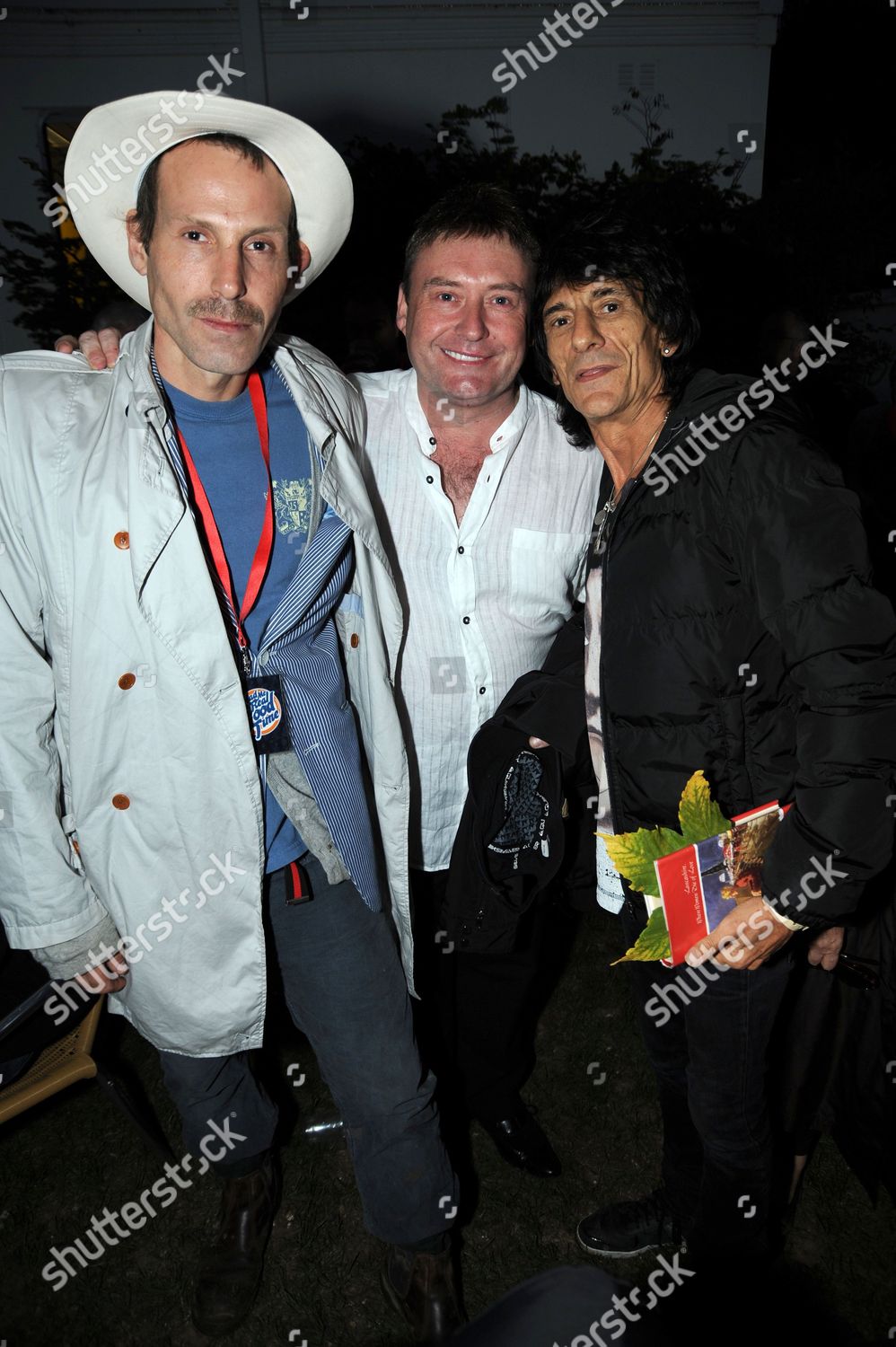 Marlon Richards Jimmy White Ronnie Wood Editorial Stock Photo
