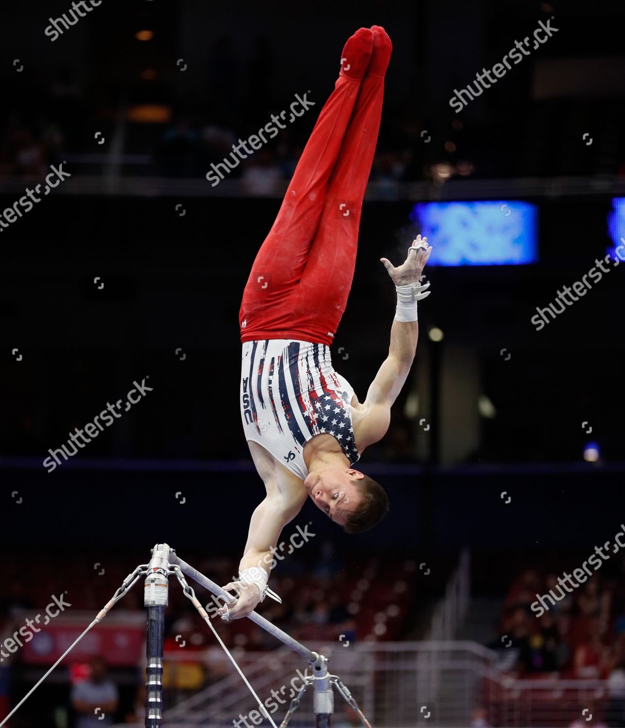 Brody Malone Performs On High Bar Editorial Stock Photo - Stock Image ...