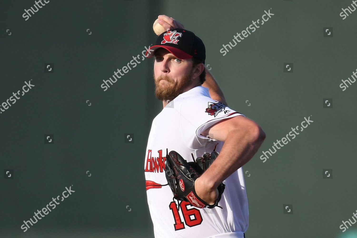 Fm Redhawks Pitcher Gage Hinsz 16 Editorial Stock Photo - Stock Image ...