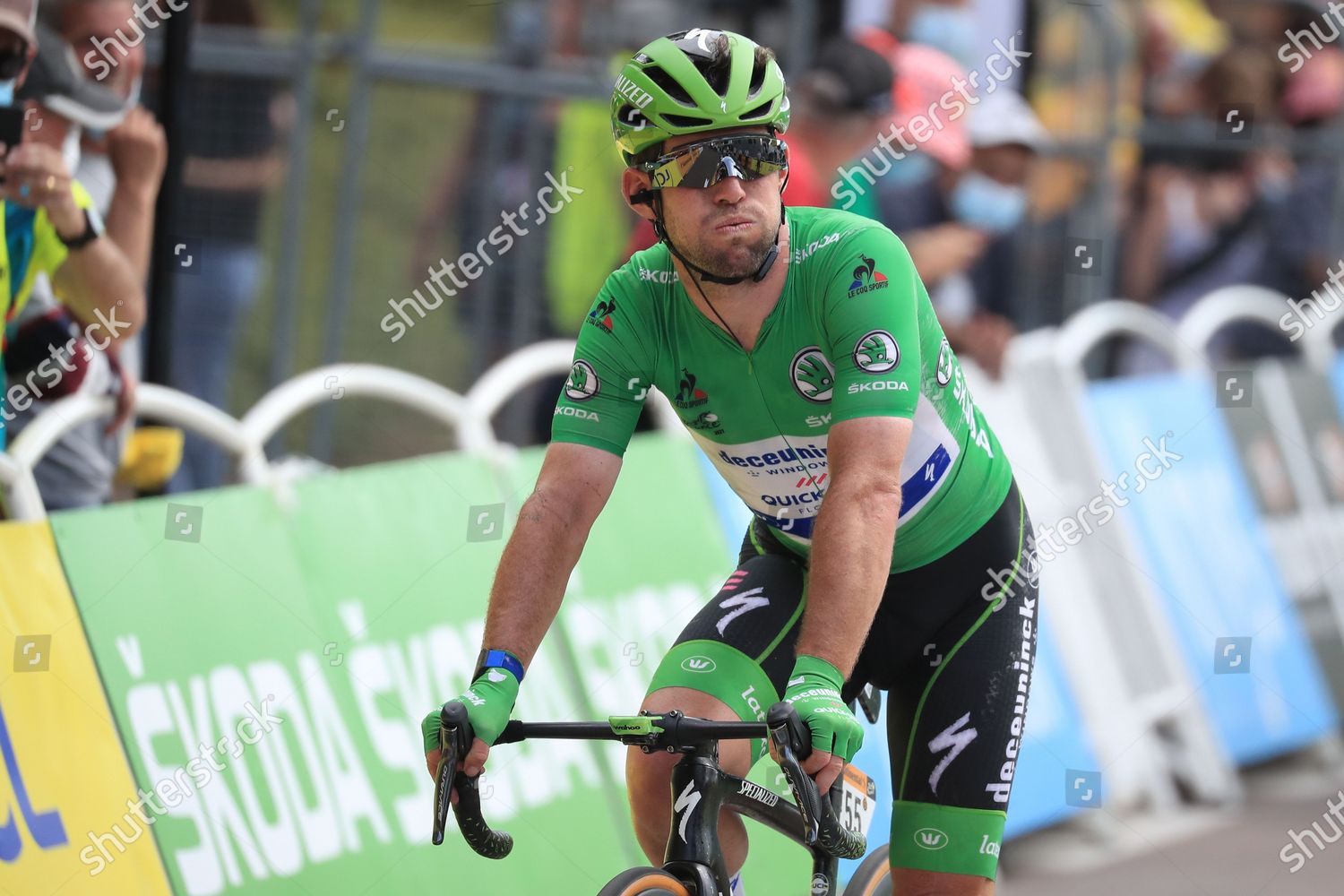 Green Jersey British rider Mark Cavendish Deceuninck ...