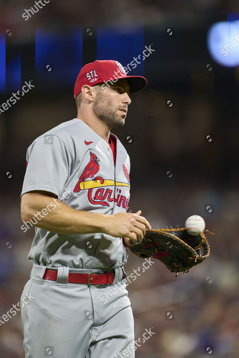 Saint Louis First Basemen Paul Goldschmidt Editorial Stock Photo ...