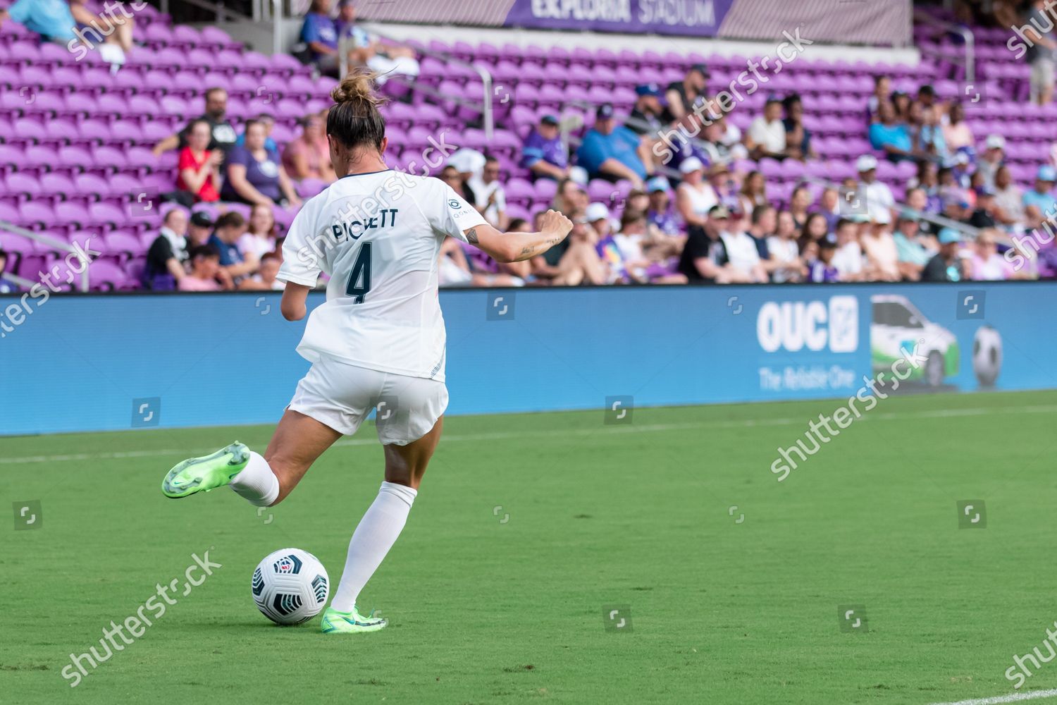 Carson Pickett 4 North Carolina Courage Editorial Stock Photo Stock