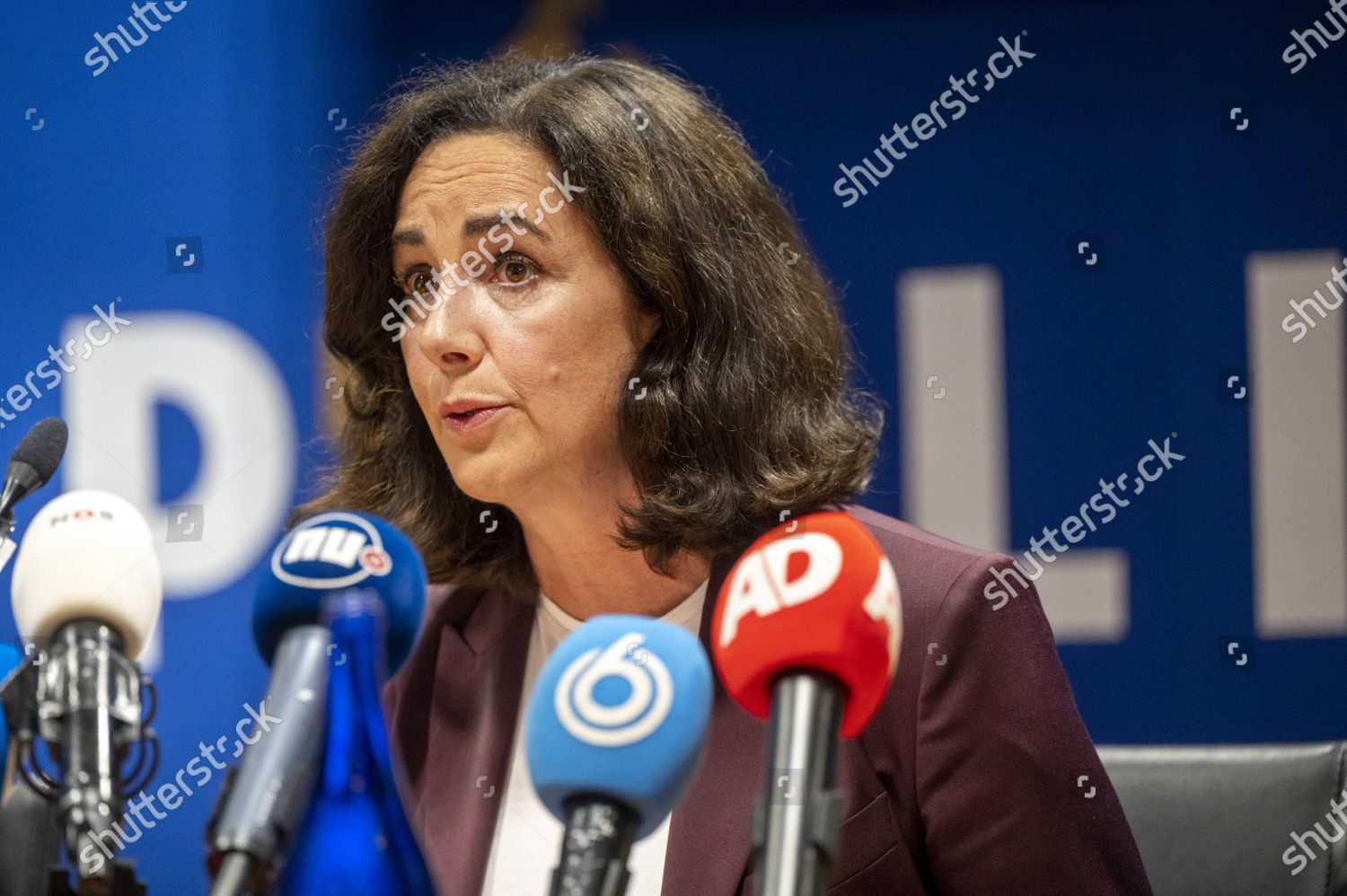 Amsterdam Mayor Femke Halsema During Press Editorial Stock Photo ...