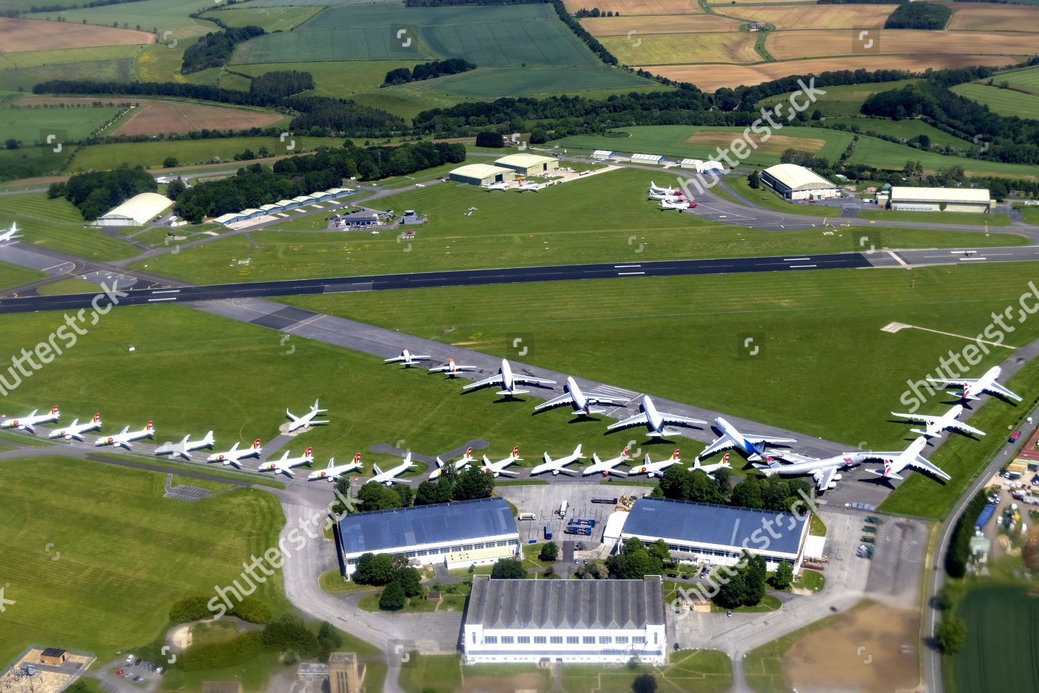 Cotswold Airport Former Raf Kemble Now Editorial Stock Photo Stock