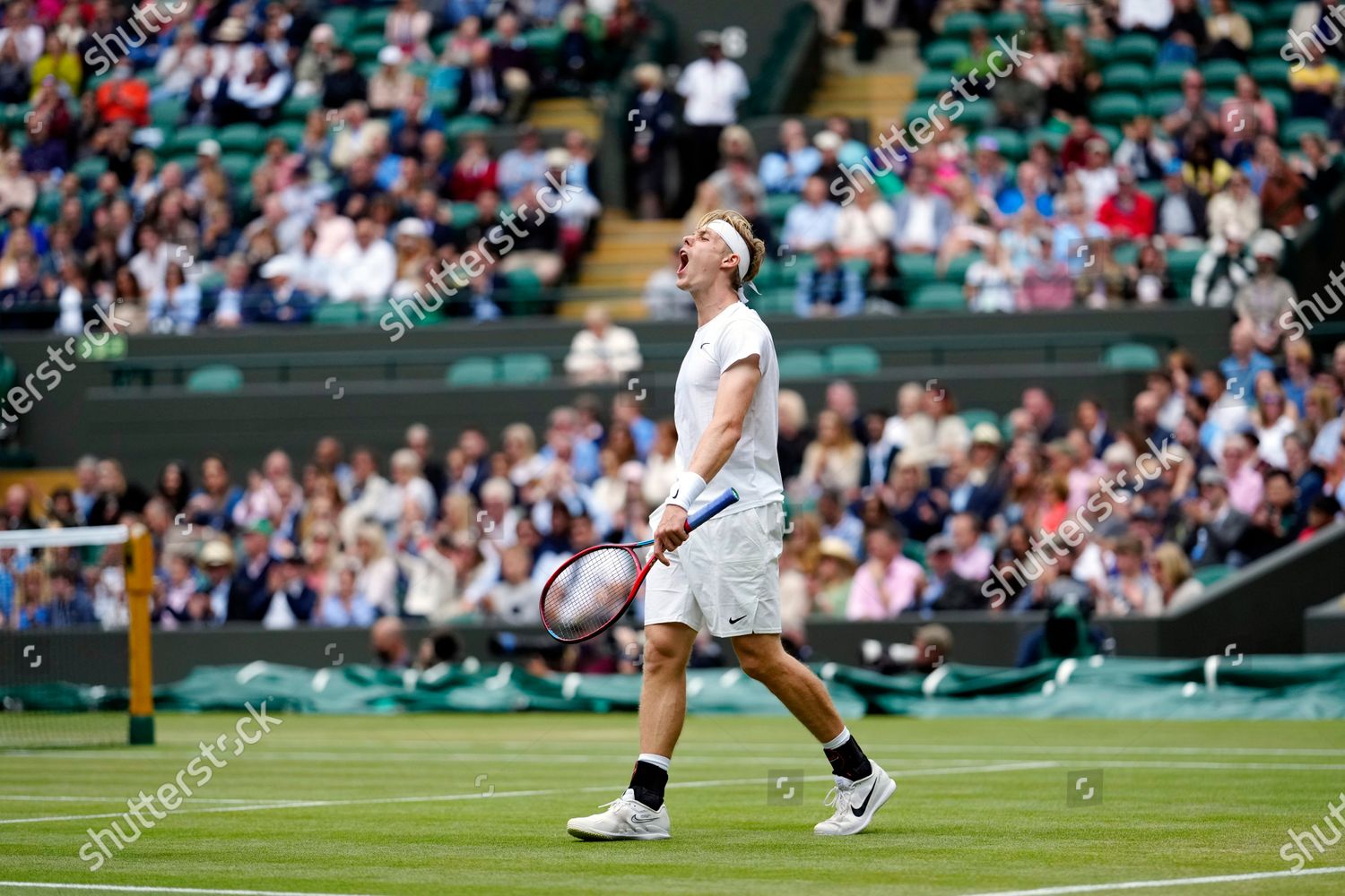 Denis Shapovalov During His Quarterfinal Match Editorial Stock Photo ...