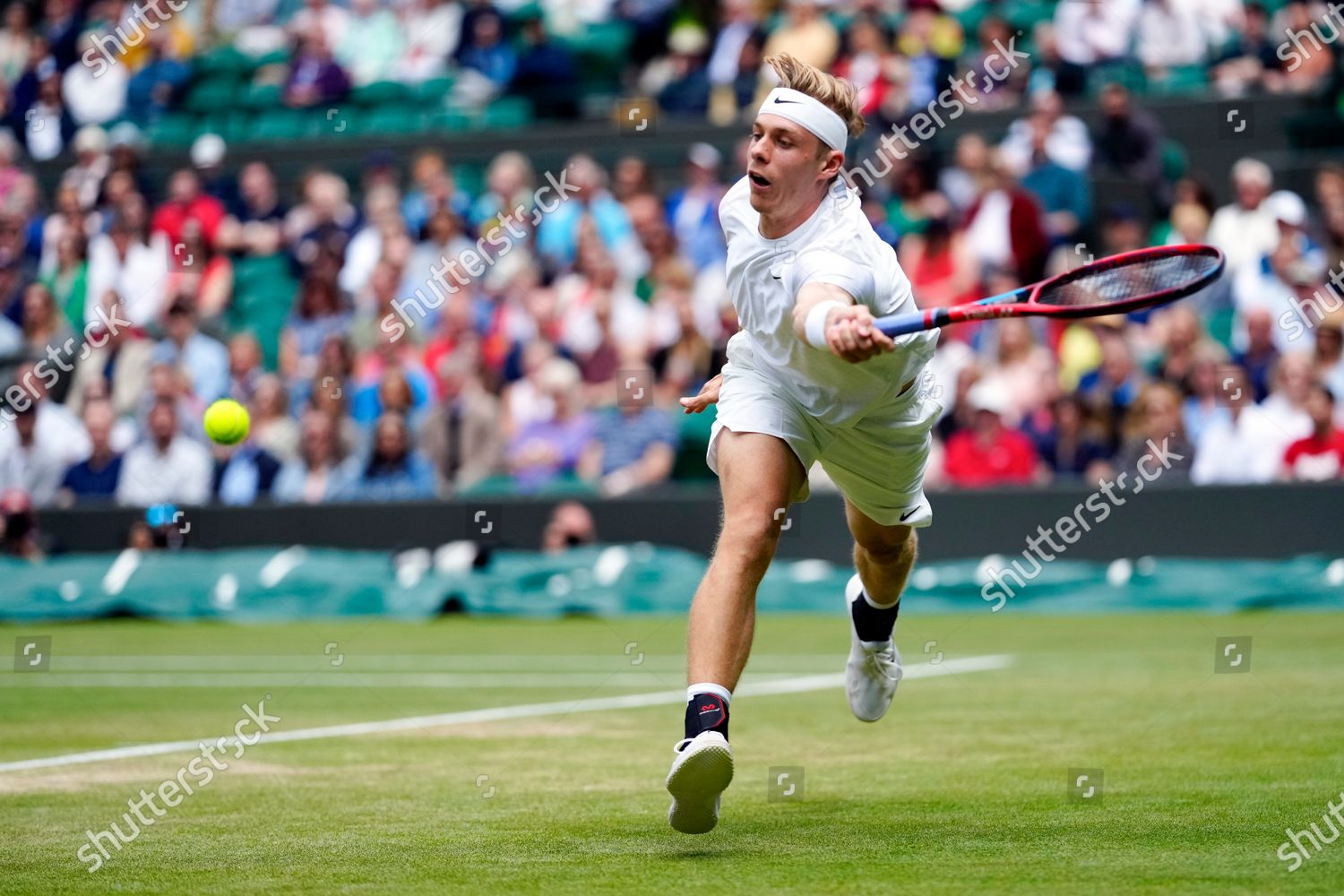 Denis Shapovalov During His Quarterfinal Match Editorial Stock Photo ...