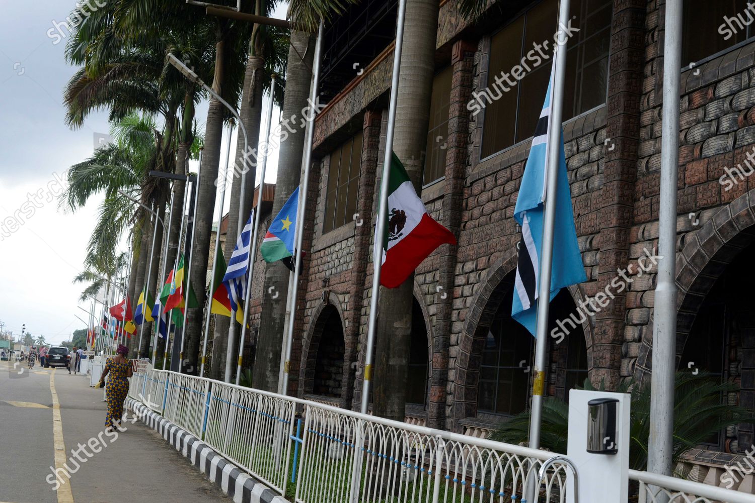 Countries Flags Synagogue Church All Nations Editorial Stock Photo