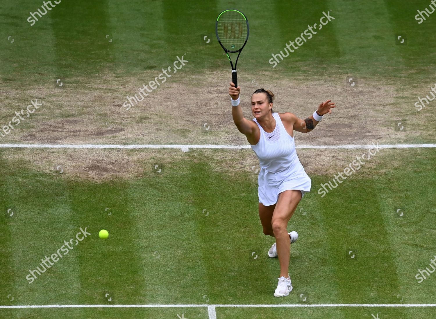 Aryna Sabalenka Belarus Action Against Karolina Editorial Stock Photo ...