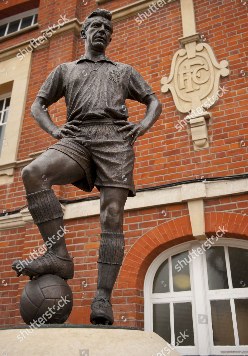 Johnny Haynes Statue Outside Craven Cottage Editorial Stock Photo ...