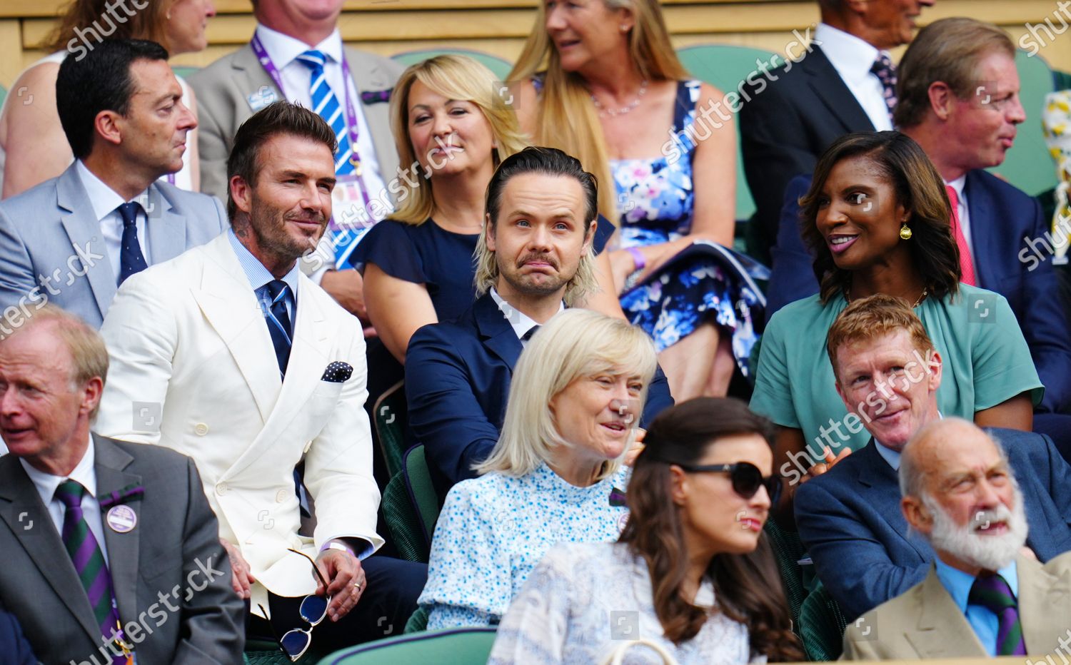 David Beckham Denise Lewis Royal Box Editorial Stock Photo - Stock ...