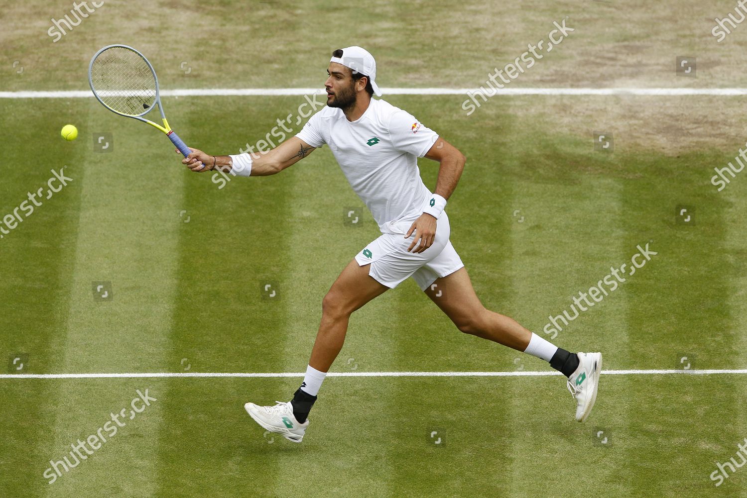 Matteo Berrettini Italy Action Editorial Stock Photo - Stock Image