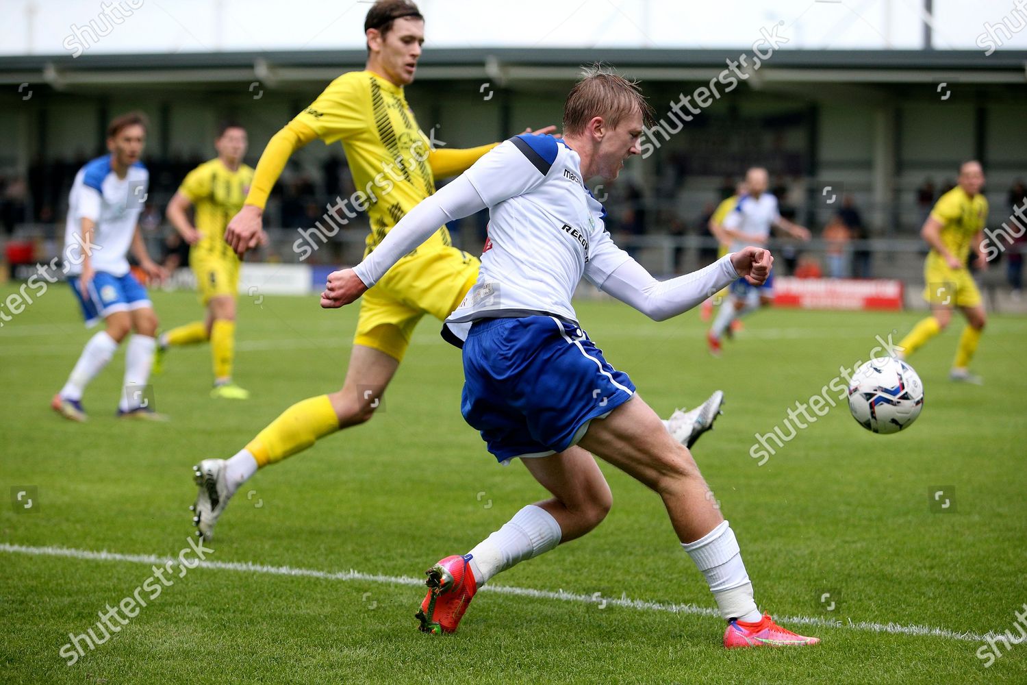 During Preseason Friendly Match Between Flyde Editorial Stock Photo ...