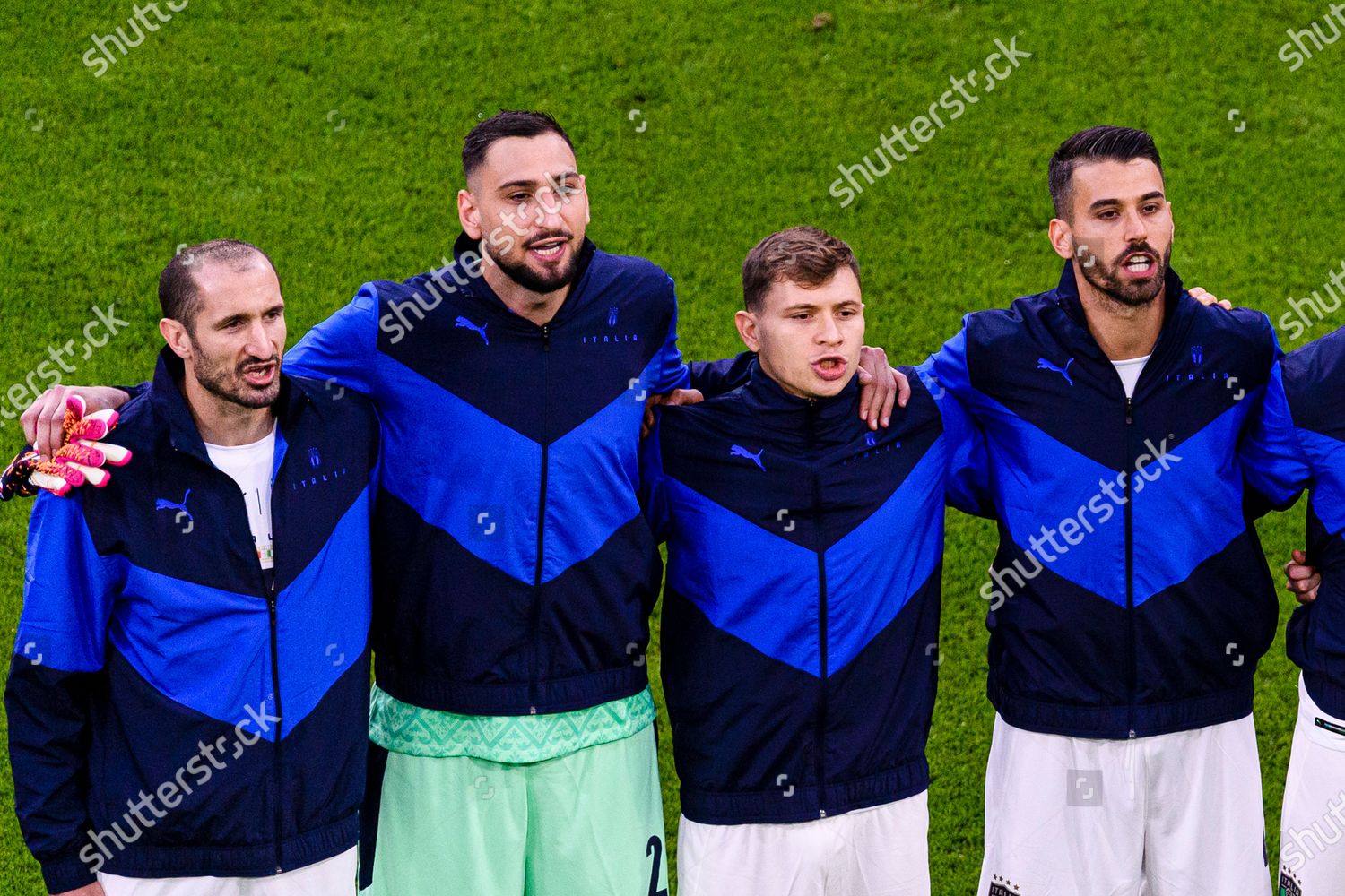 Lr Giorgio Chiellini Gianluigi Donnarumma Nicol Editorial Stock Photo ...