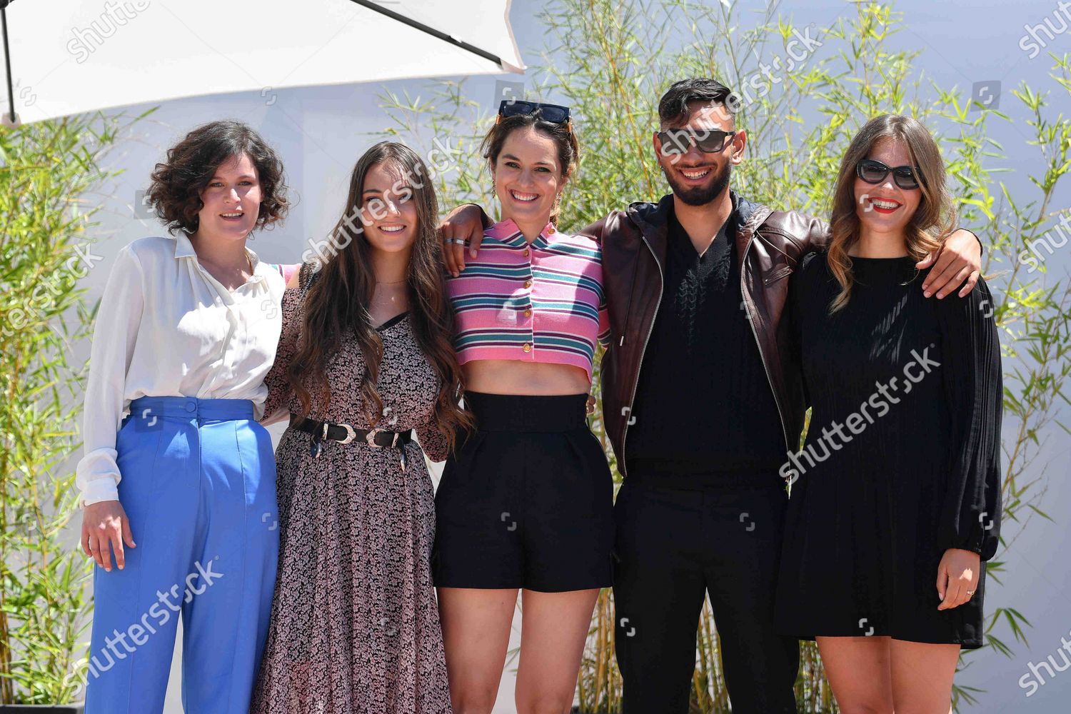 Noemie Merlant and Gimi-Nicolae Covaci attend the Mi Iubita Mon Amour  photocall during the 74th