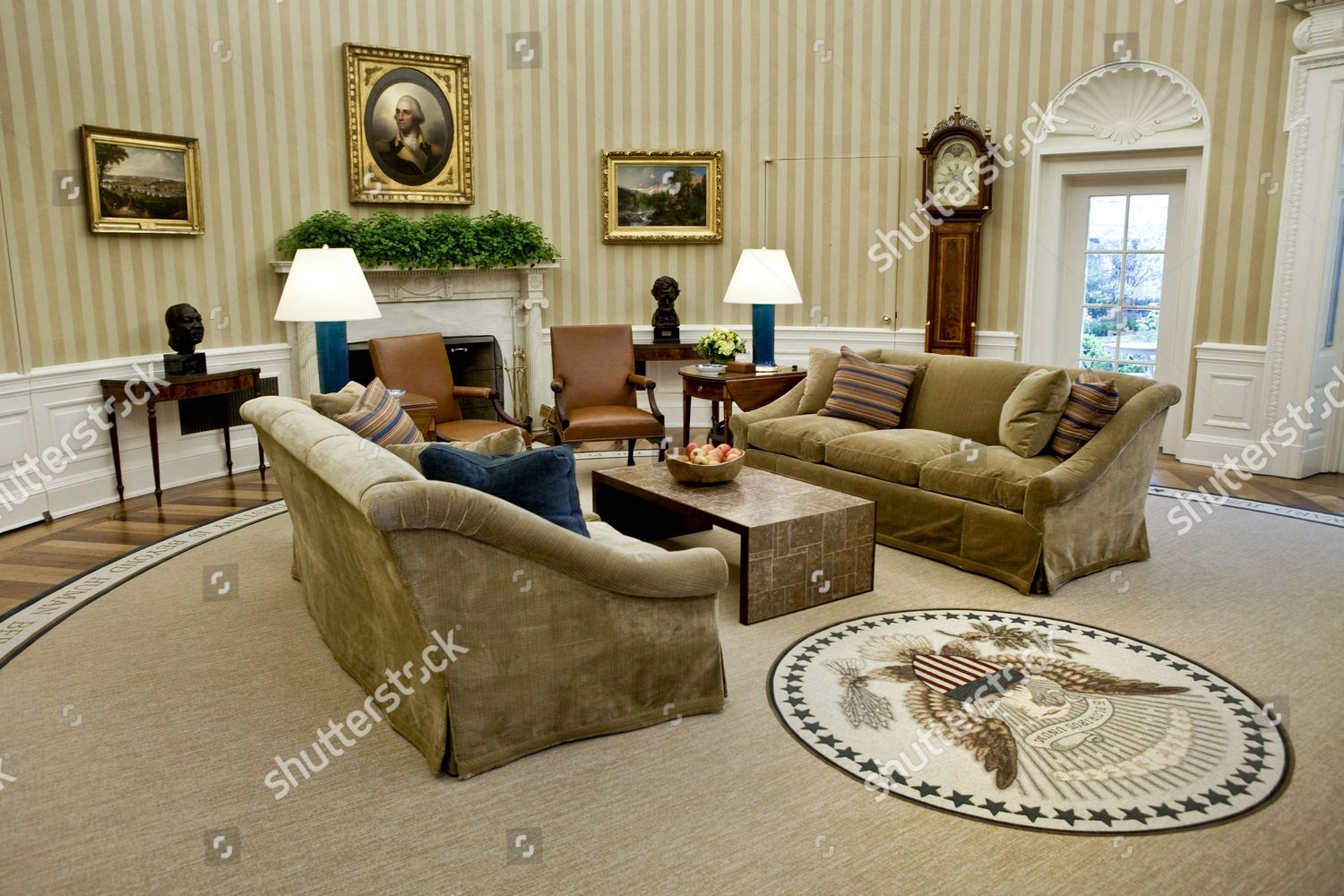 Redecorated Oval Office Editorial Stock Photo Stock Image
