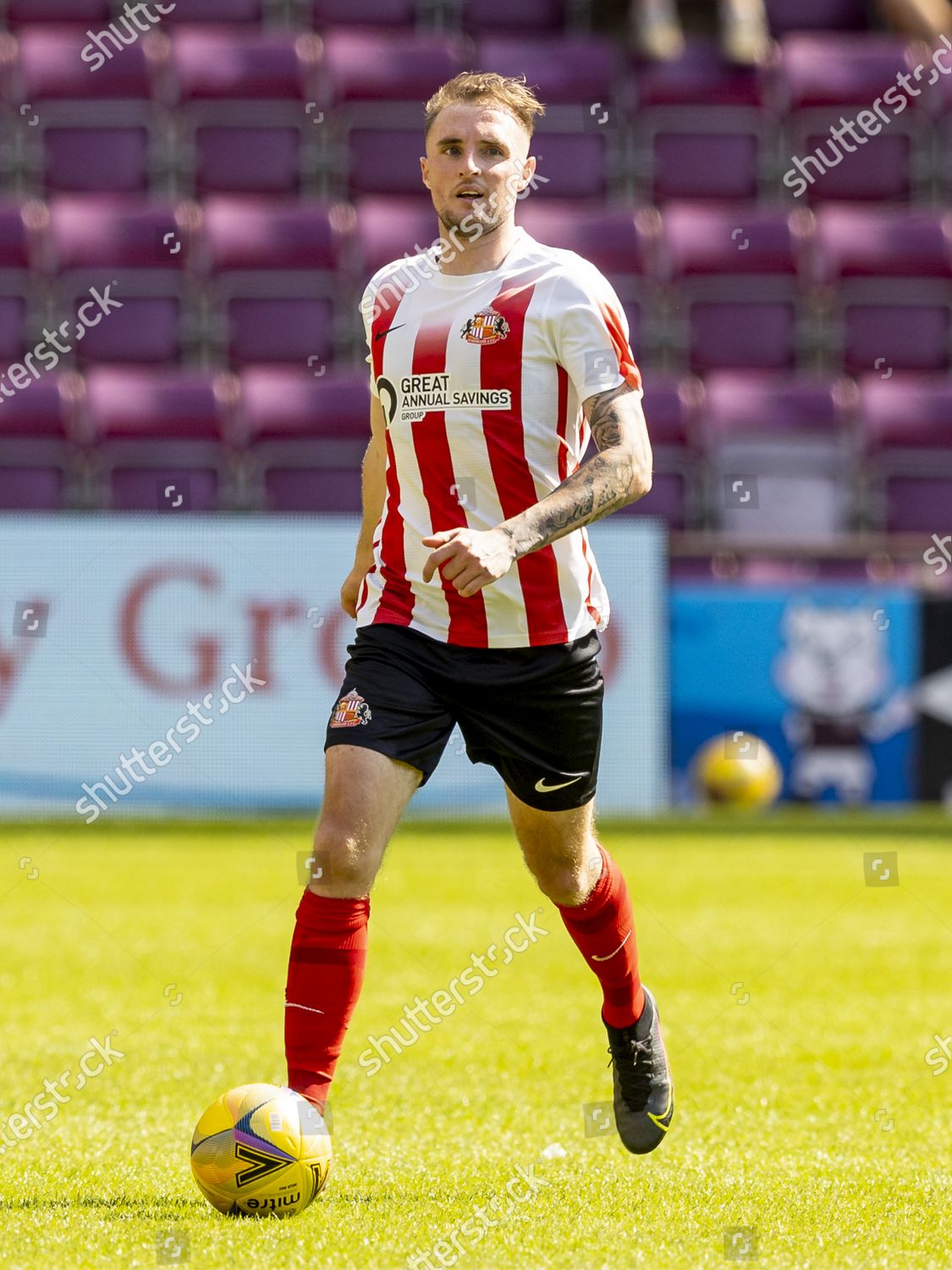 Carl Winchester Sunderland Fc Tynecastle Park Editorial Stock Photo